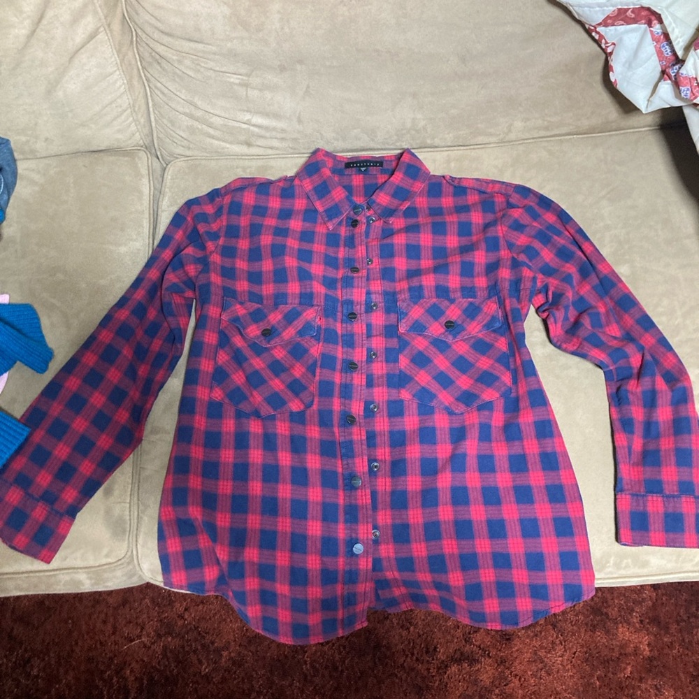 Sanctuary Plaid Buttondown